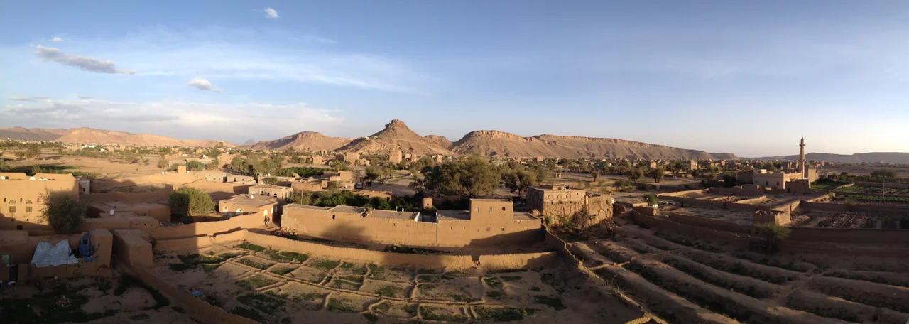 Mud house in Sa'dah, Yemen.