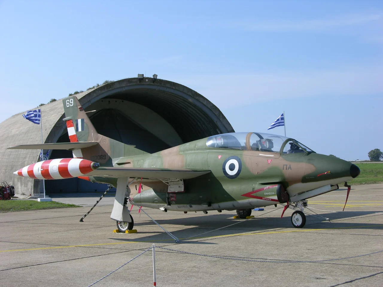 The earlier T-2Cs have largely been withdrawn from use with the Greek Air Force but the T-2E is still in use. All of them are based at Kalamata, where the olives come from, but this one was photographed at Preveza.