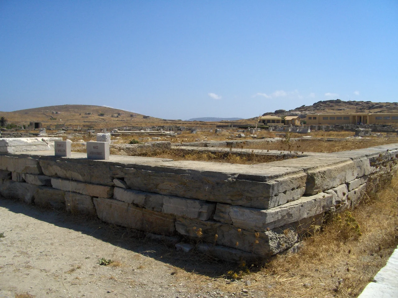 Ruins at the island of Delos.