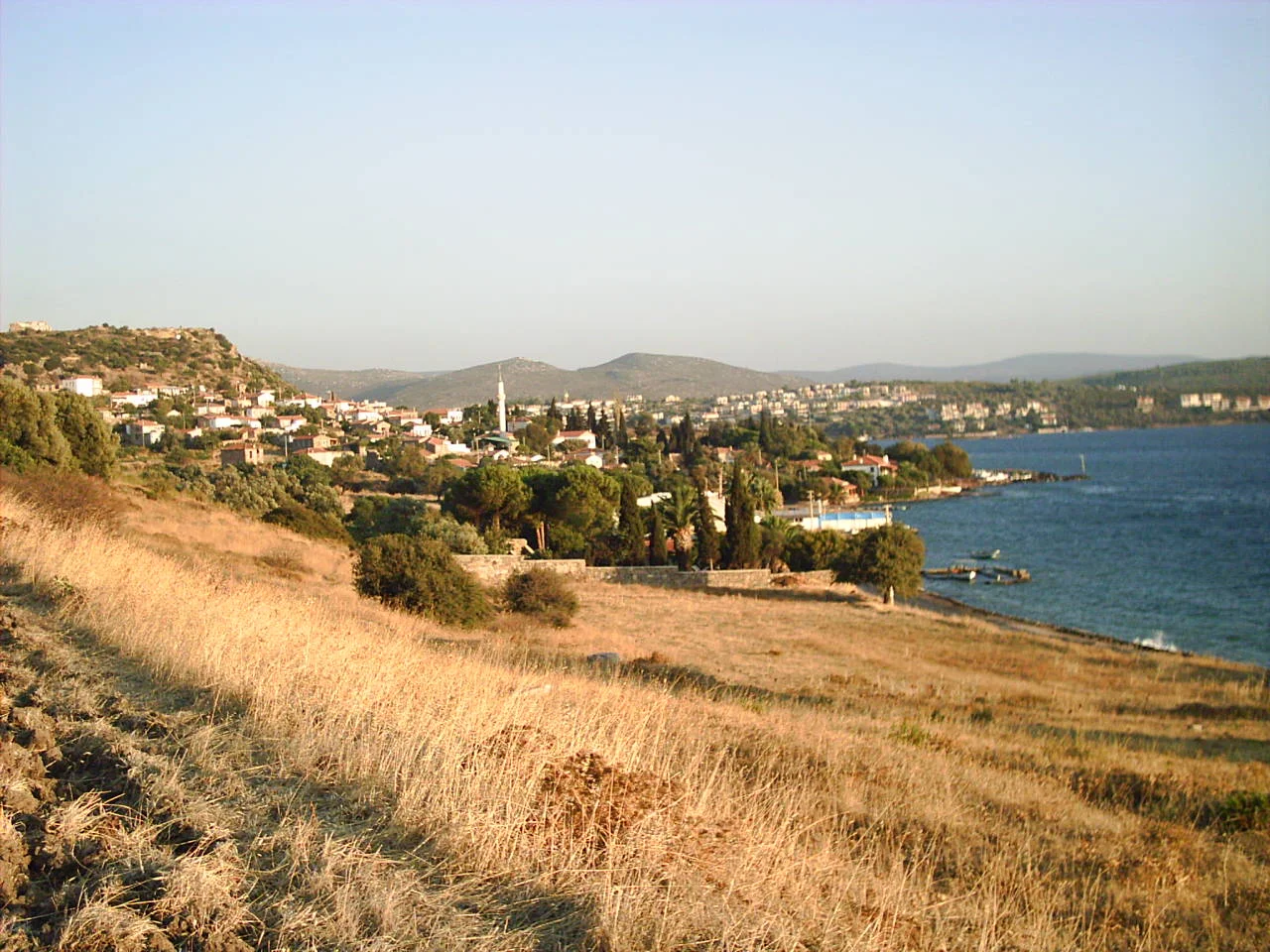 The bay at Ildırı, Çeşme district, Izmir, Turkey, formerly the bay of Erythrae