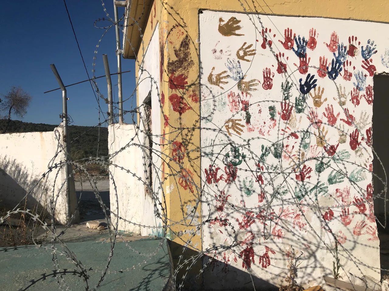 Moria Camp, Lesvos Greece. (After Closure, 2022) Photo - James O'Leary