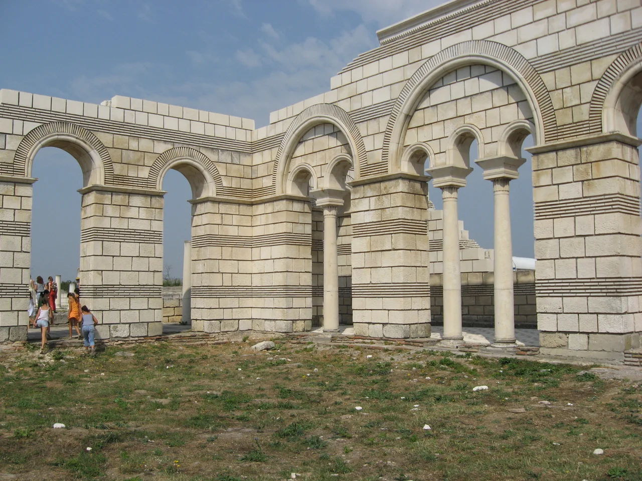 Old Basilica in Pliska - the Capital of First Bulgarian Empire