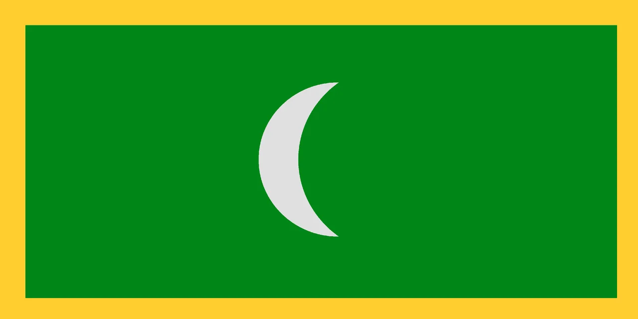 Flag of the kingdom of Ormus according to the Portuguese naval commander Roy Ferreira Andrade, a yellow border with a green base and a silver crescent in the middle
Sources:
-The day Hormuz fell: memoirs of a Portuguese naval commander Roy Ferreira Andrade