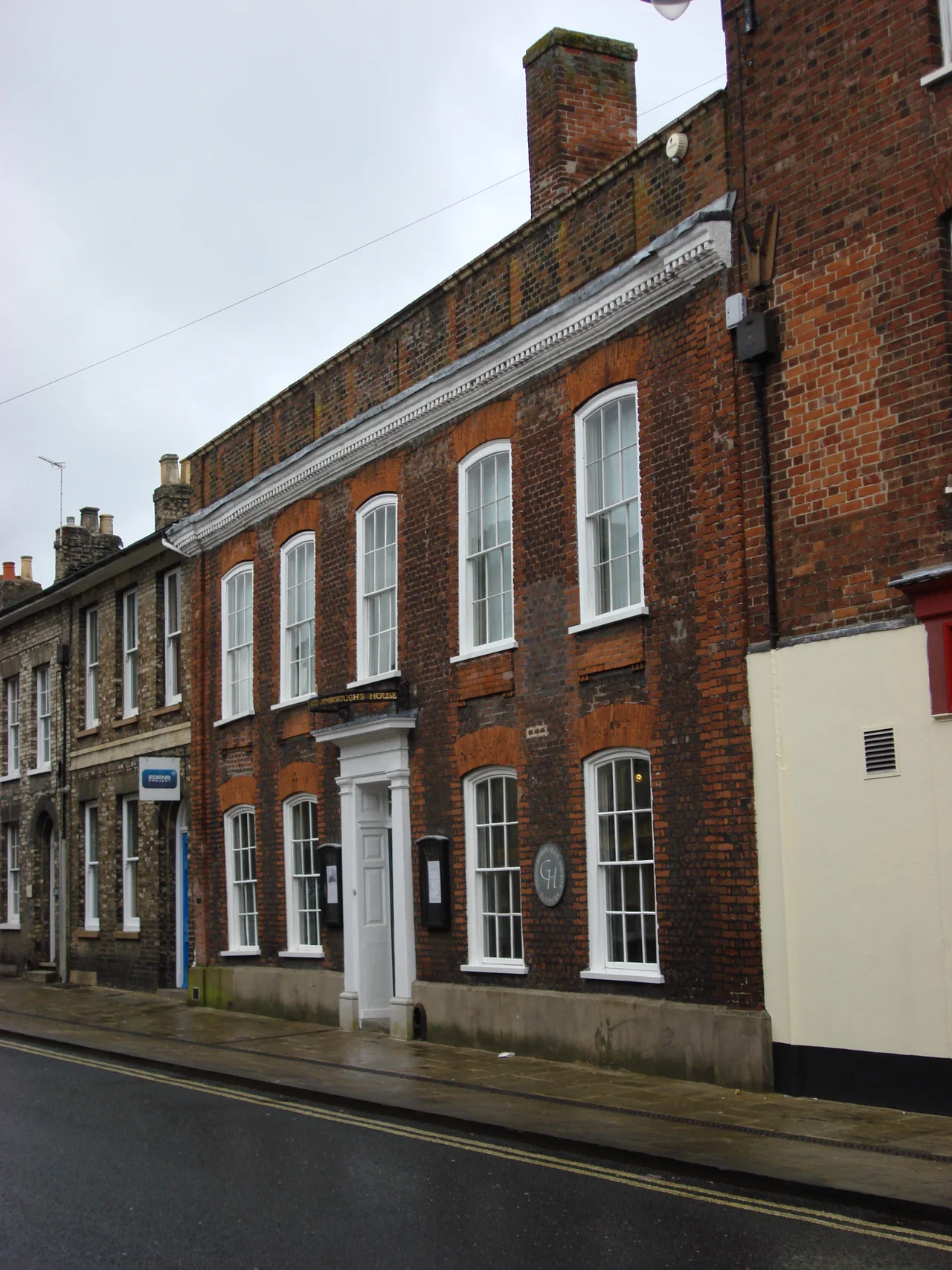 Thomas Gainsborough's house Sudbury, Suffolk. A Grade I listed building.