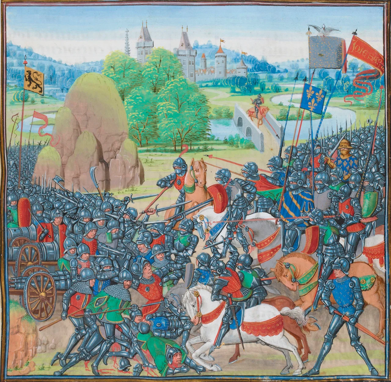 Slag bij Westrozebeke, Kroniek van Jean Froissart (1405)