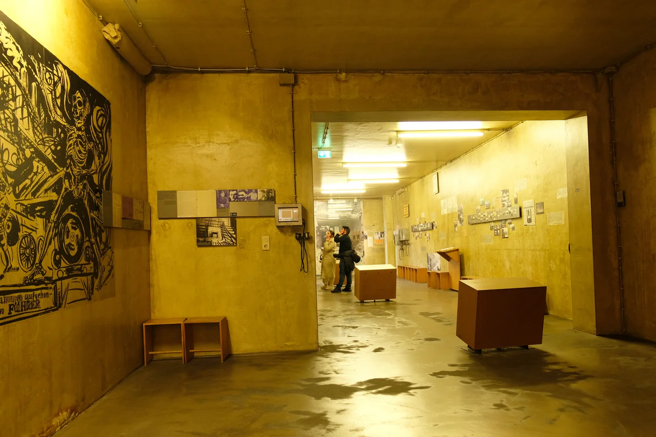 EL-DE House in Cologne (Köln), Germany. From 1933 to 1945 this house was the Gestapo Headquarters in Cologne and is now a museum documenting the Nazis in Cologne and in Germany as a whole. This photo shows one of the upper floors housing the museum.