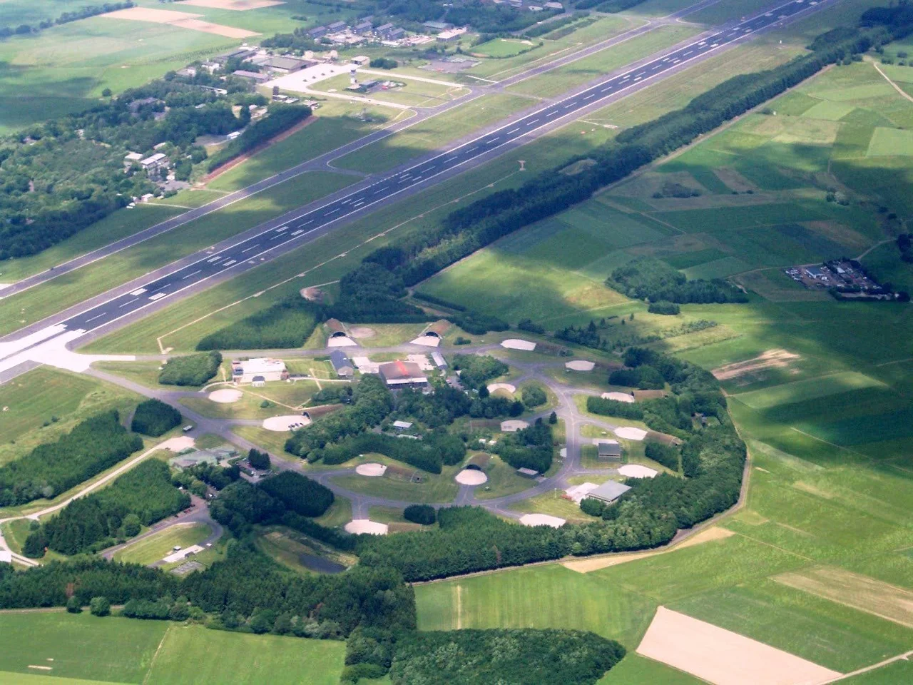 Aerial photograph of Büchel Air Base