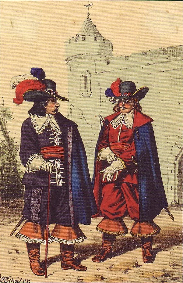 A captain and subaltern of Electress Dorothea's Own Brandenburg Infantry, ca. 1675