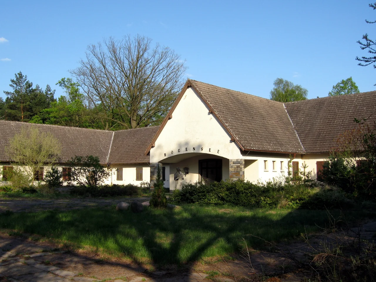Joseph Goebbels' weekend house at Bogensee Lake, in the village of Lanke.