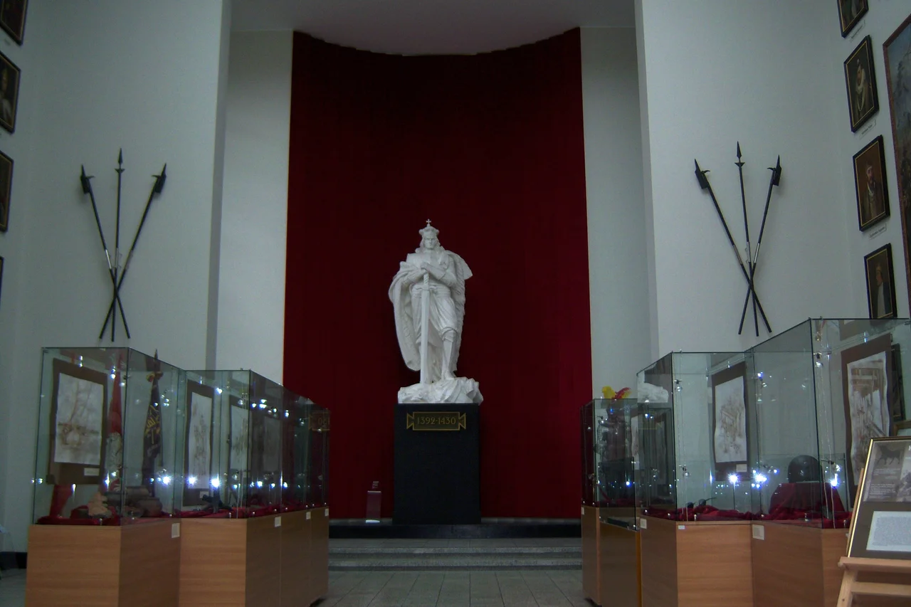 Vytautas the Great monument in the war museum, Kaunas. Lithuania