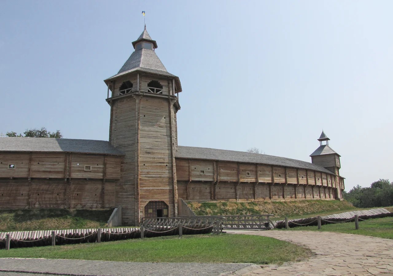 The reconstructed citadel of the Baturyn Fortress, Ukraine.