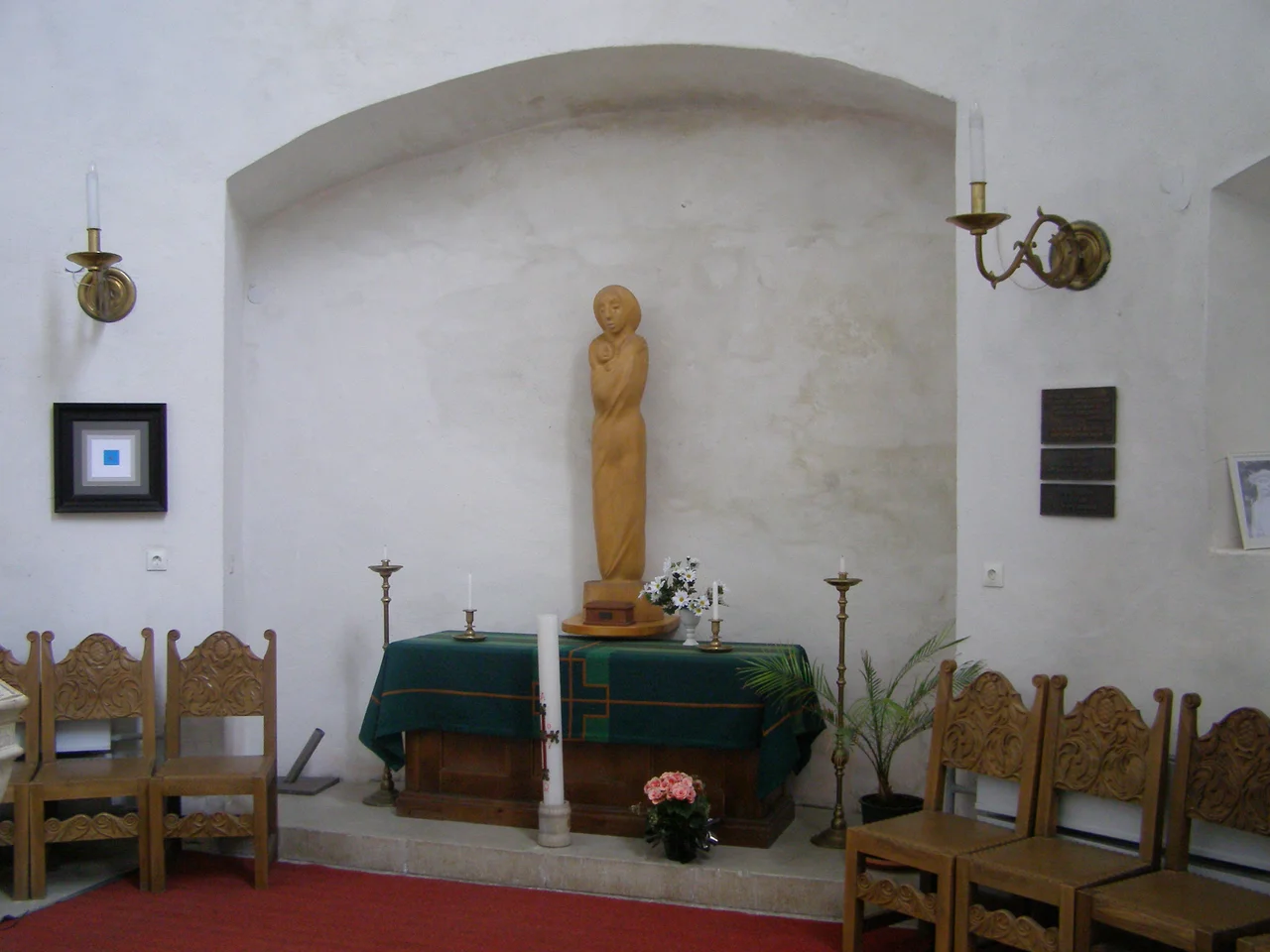Mother's altar in en:Haapsalu Castle, en:Haapsalu, en:Estonia. My own photo, summer 2007.
