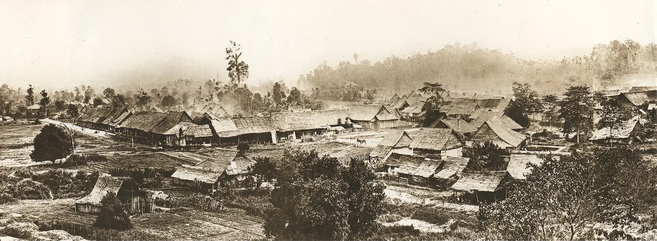 Section of a panoramic view of Kuala Lumpur ca. 1884, image taken from A Vision of the Past – A history of early photography in Singapore and Malaya, The photographs of G.R.Lambert & Co., 1880-1910, John Falconer. The Padang to the left.