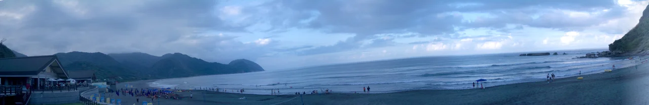 Jici Beach in Baci, Hualien County, Taiwan